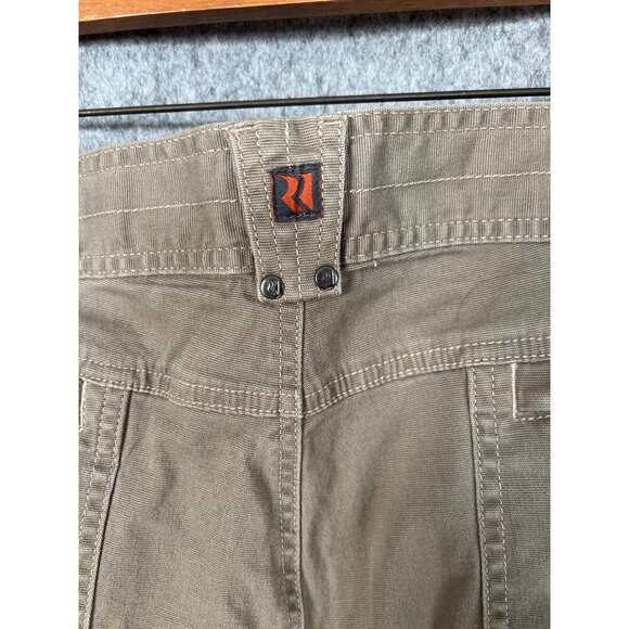 Royal Robbins Mens Utility Pants Size 38 Khaki Cotton Blend Outdoor Wear Read - Picture 9 of 10